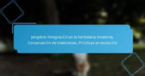 Jengibre: Integración en la herbolaria moderna, Conservación de tradiciones, Prácticas en evolución
